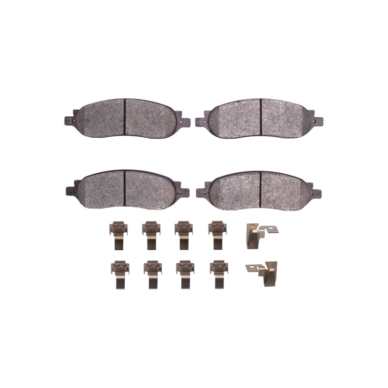R1 05-07 Ford F-250 2WD (Super Duty) Rear Ceramic Pads & Hardware Kit
