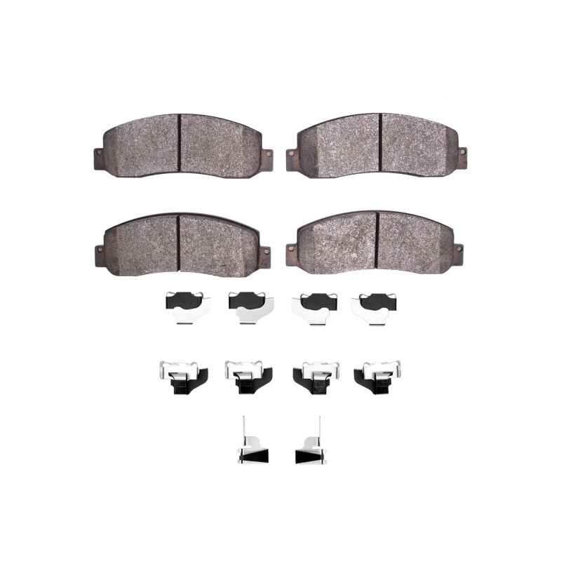 R1 05-12 Ford F-450 Super Duty Front Ceramic Pads & Hardware Kit
