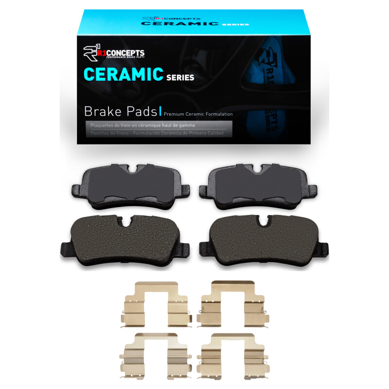 R1 10-13 Land Rover Range Rover Sport Rear Ceramic Pads & Hardware Kit