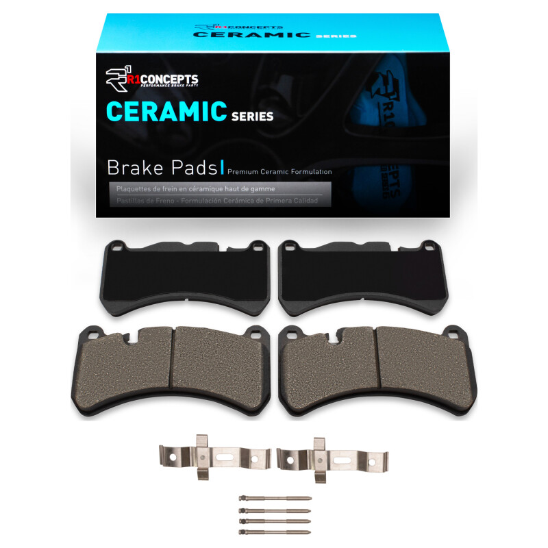 R1 05-11 Mercedes-Benz SLK55 AMG Front Ceramic Pads & Hardware Kit