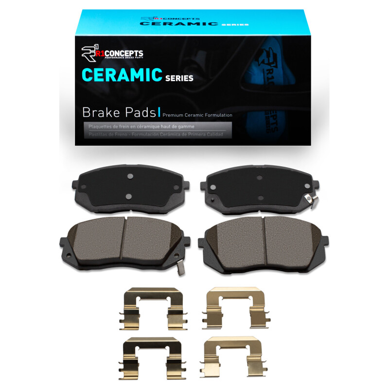R1 11-12 Kia Rondo (Canada) Front Ceramic Pads & Hardware Kit