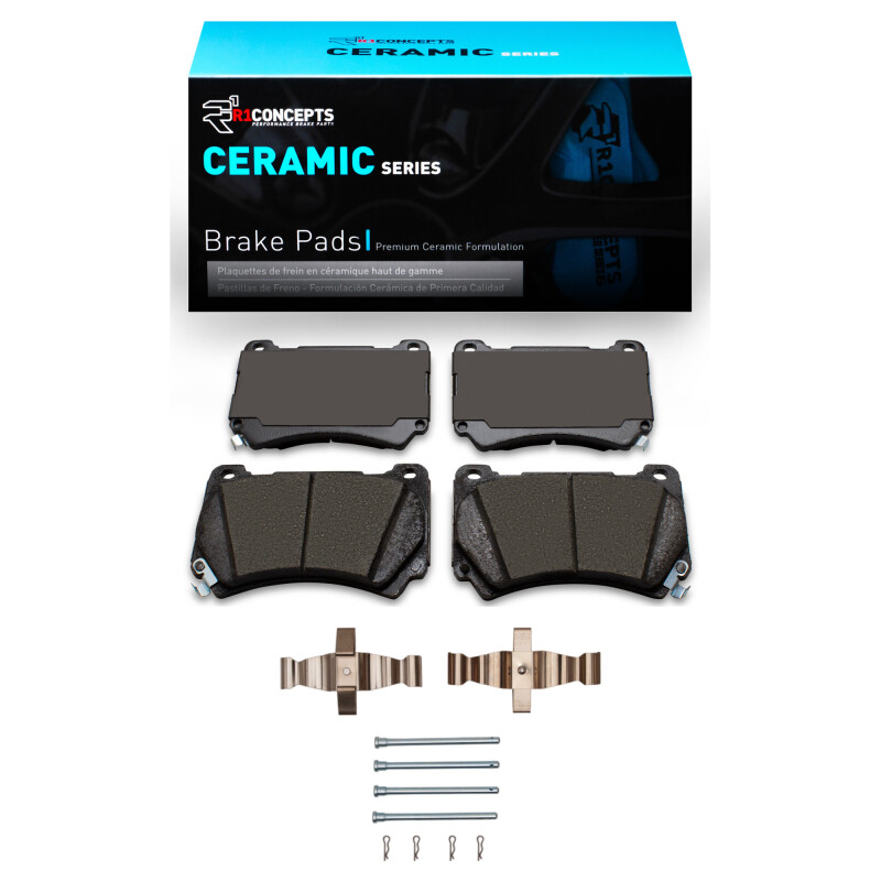 R1 09-14 Hyundai Genesis Sedan Front Ceramic Pads & Hardware Kit