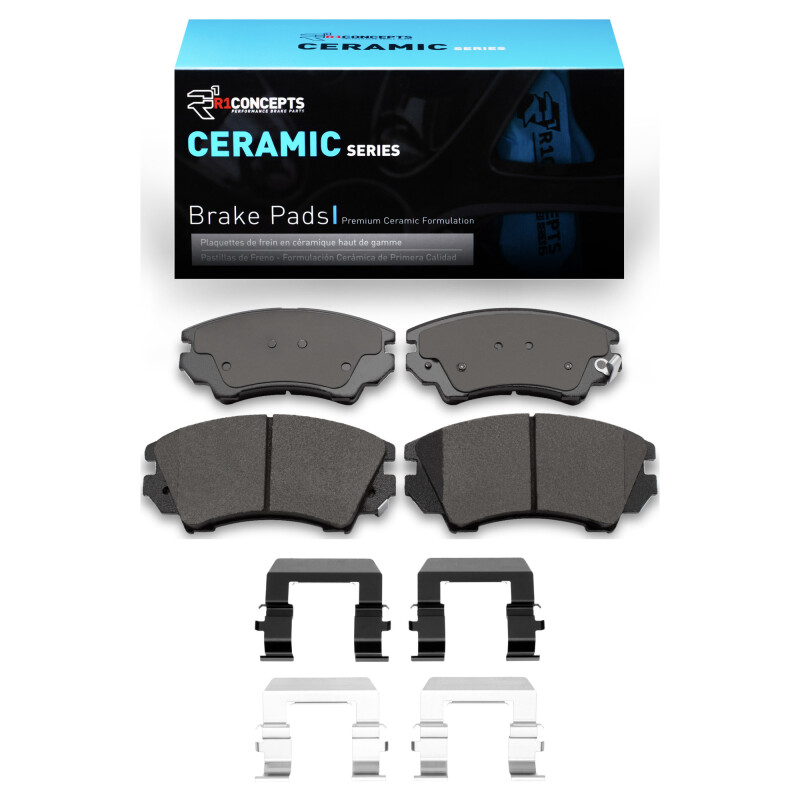 R1 10-17 Chevrolet Caprice Front Ceramic Pads & Hardware Kit