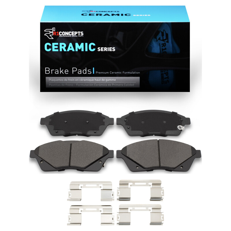 R1 10-16 Cadillac SRX Front Ceramic Pads & Hardware Kit