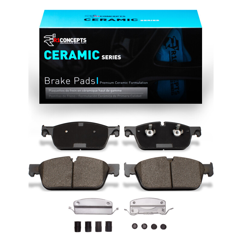 R1 13-19 Mercedes-Benz GLE500 (Latin America) Front Ceramic Pads & Hardware Kit