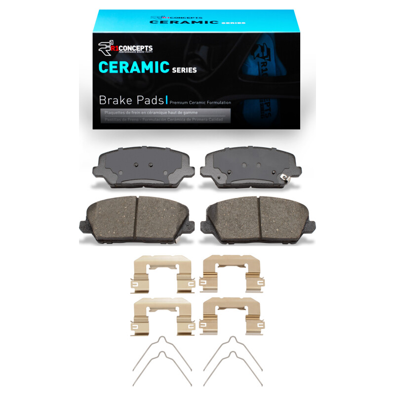 R1 16-17 Hyundai Veloster Front Ceramic Pads & Hardware Kit