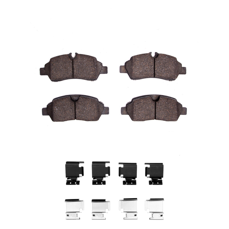 R1 15-19 Ford Transit-250 Rear Ceramic Pads & Hardware Kit