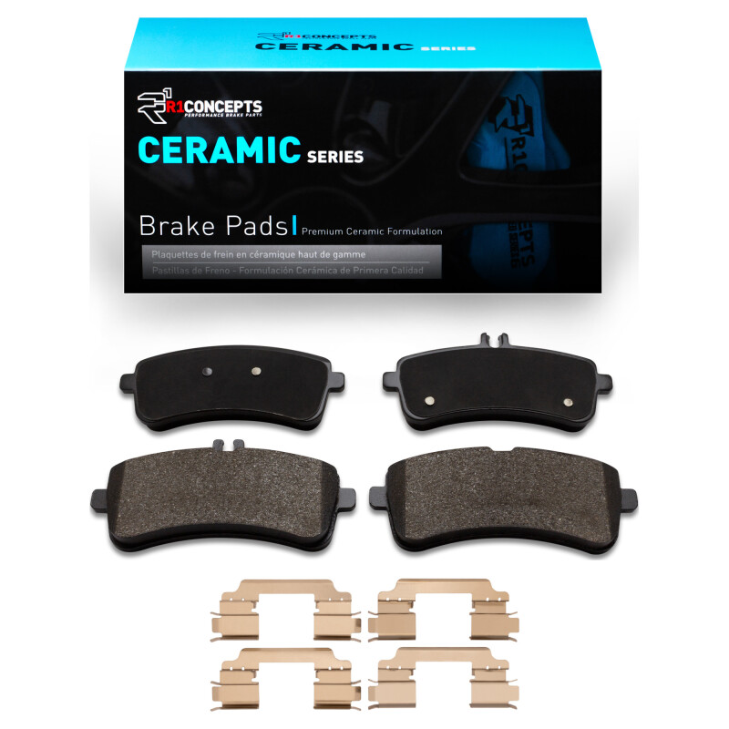 R1 14-24 Mercedes-Benz AMG GT 63 S Rear Ceramic Pads & Hardware Kit