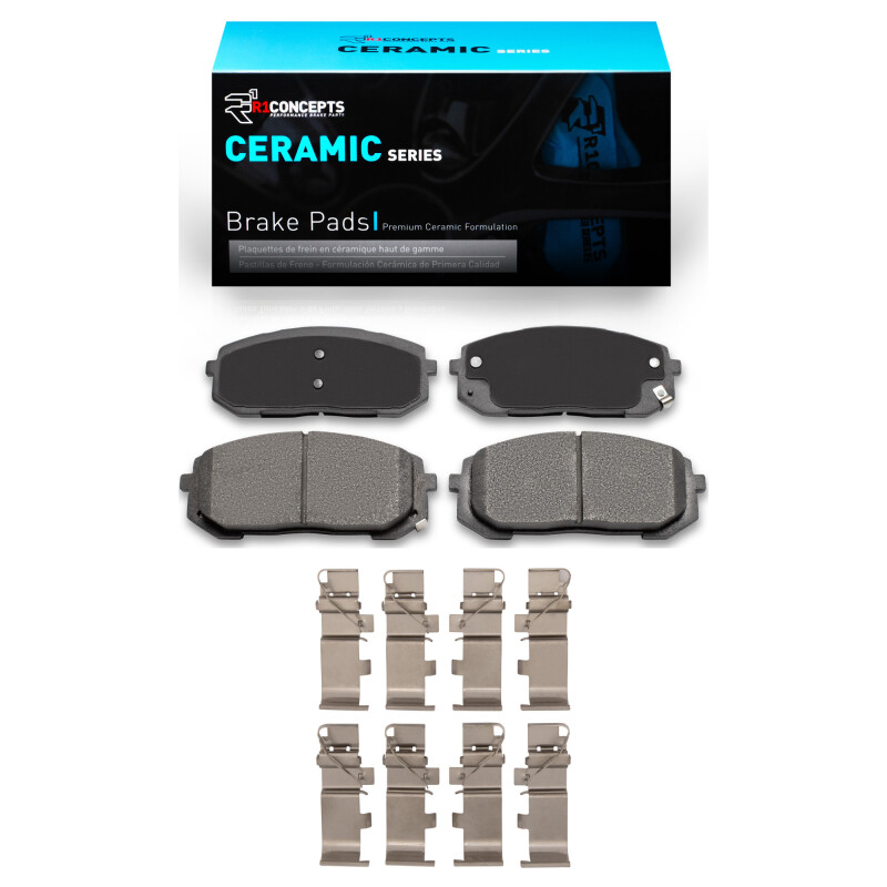 R1 20-25 Hyundai Sonata Front Ceramic Pads & Hardware Kit