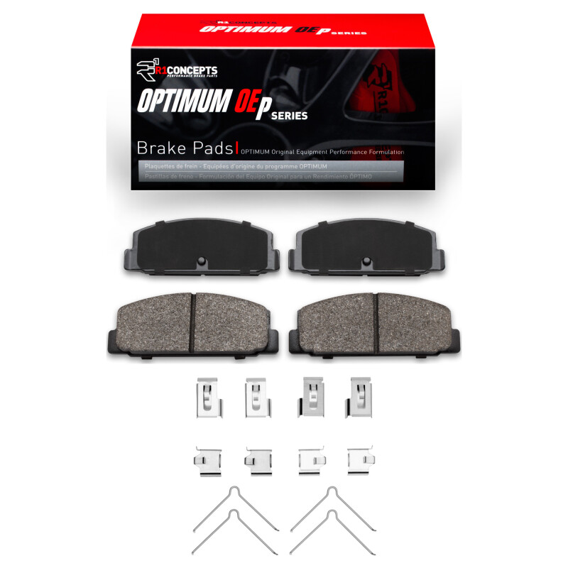R1 78-83 Dodge Challenger Rear Optimum OE Pads & Hardware Kit