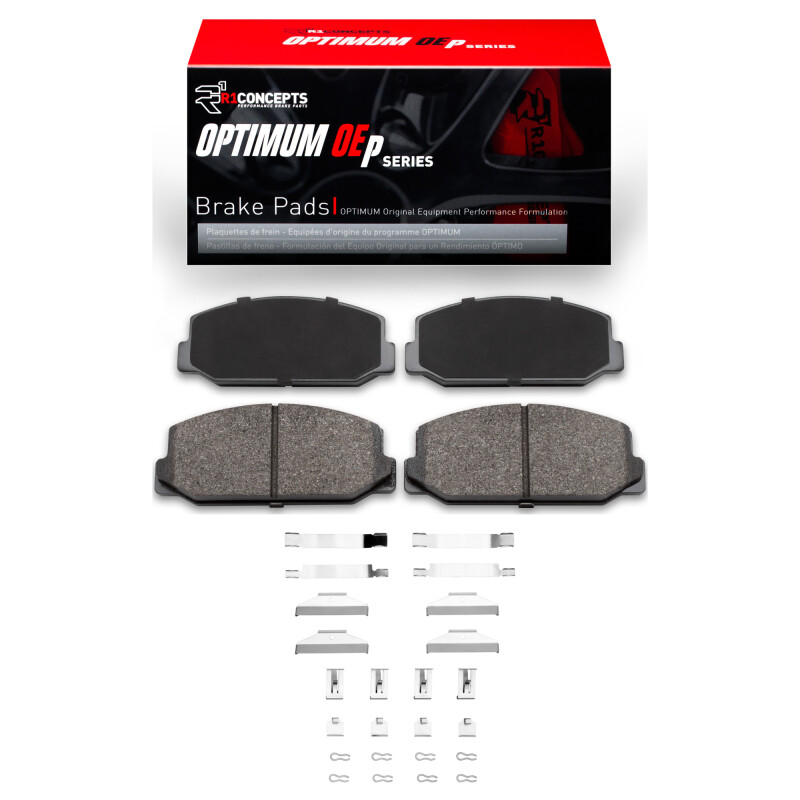 R1 70-75 Toyota CORONA Front Optimum OE Pads & Hardware Kit