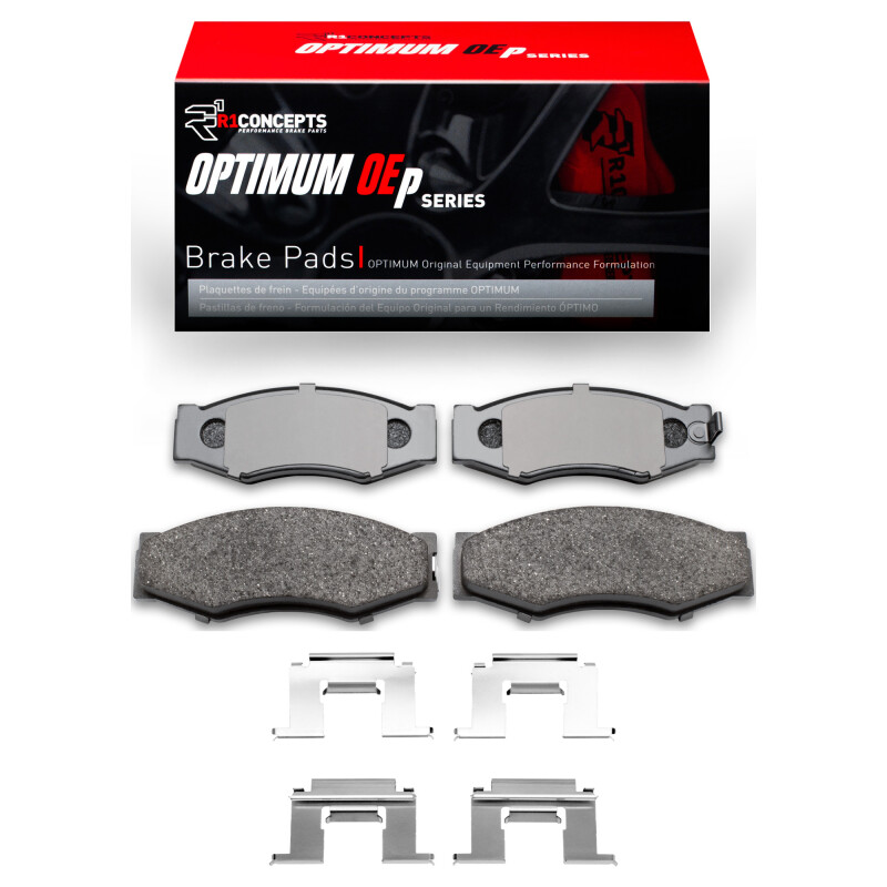 R1 87-88 Nissan 200SX Front Optimum OE Pads & Hardware Kit
