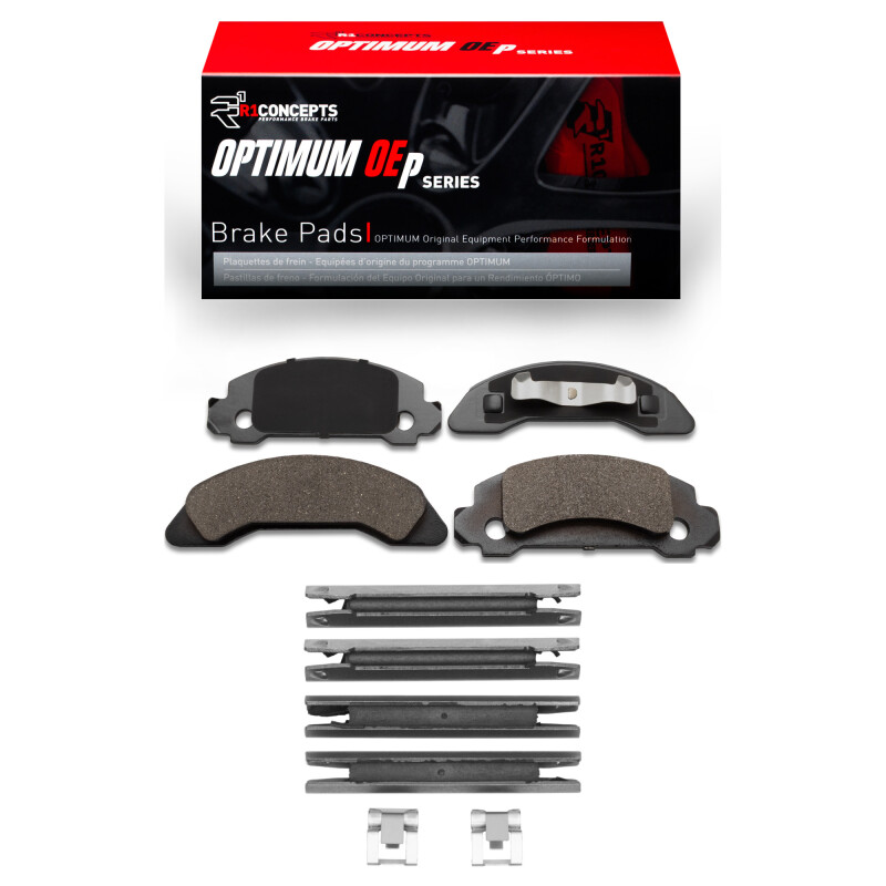 R1 86-87 Ford AEROSTAR Front Optimum OE Pads & Hardware Kit