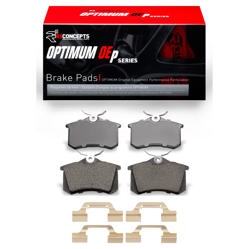 R1 04-05 Volkswagen Jetta Sedan Rear Optimum OE Pads & Hardware Kit