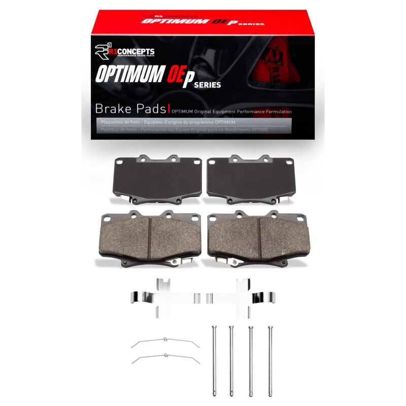 R1 93-97 Lexus LX450 Front Optimum OE Pads & Hardware Kit