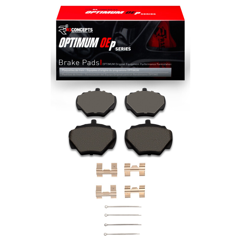 R1 74-16 Land Rover Discovery Rear Optimum OE Pads & Hardware Kit