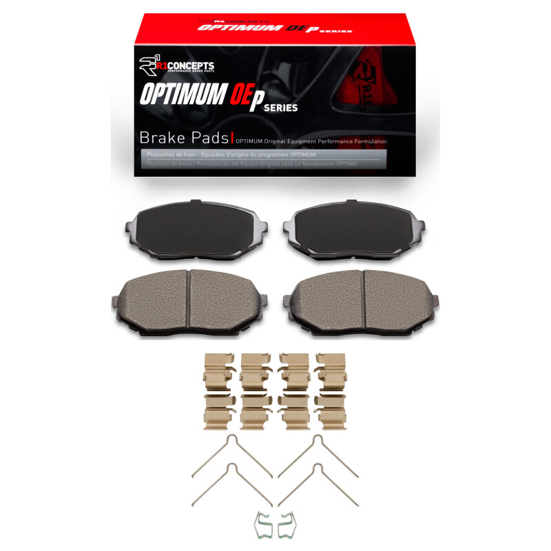R1 90-93 Geo Storm Front Optimum OE Pads & Hardware Kit