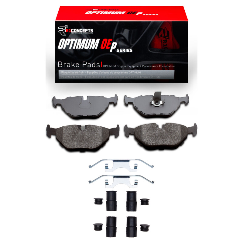 R1 96-03 BMW 528I Rear Optimum OE Pads & Hardware Kit