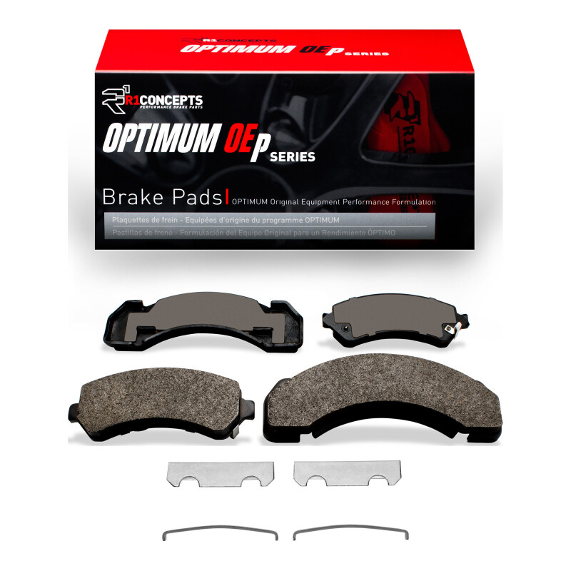 R1 97-12 Chevrolet P30 Front/Rear Optimum OE Pads & Hardware Kit