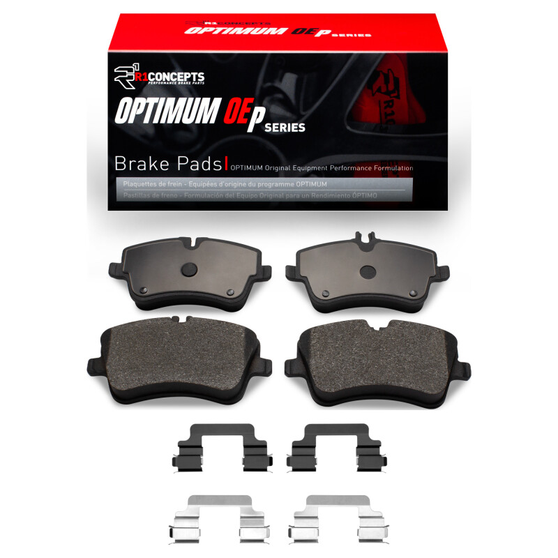 R1 01-15 Mercedes-Benz C350 Front Optimum OE Pads & Hardware Kit