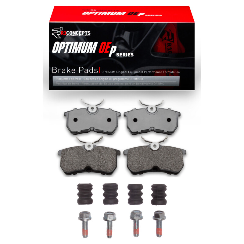 R1 01-19 Ford Fiesta (USA/Canada) Rear Optimum OE Pads & Hardware Kit
