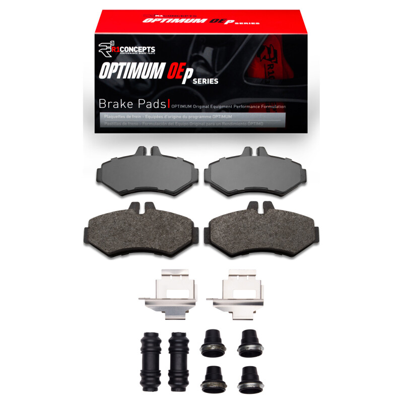 R1 02-18 Dodge Sprinter 3500 Rear Optimum OE Pads & Hardware Kit