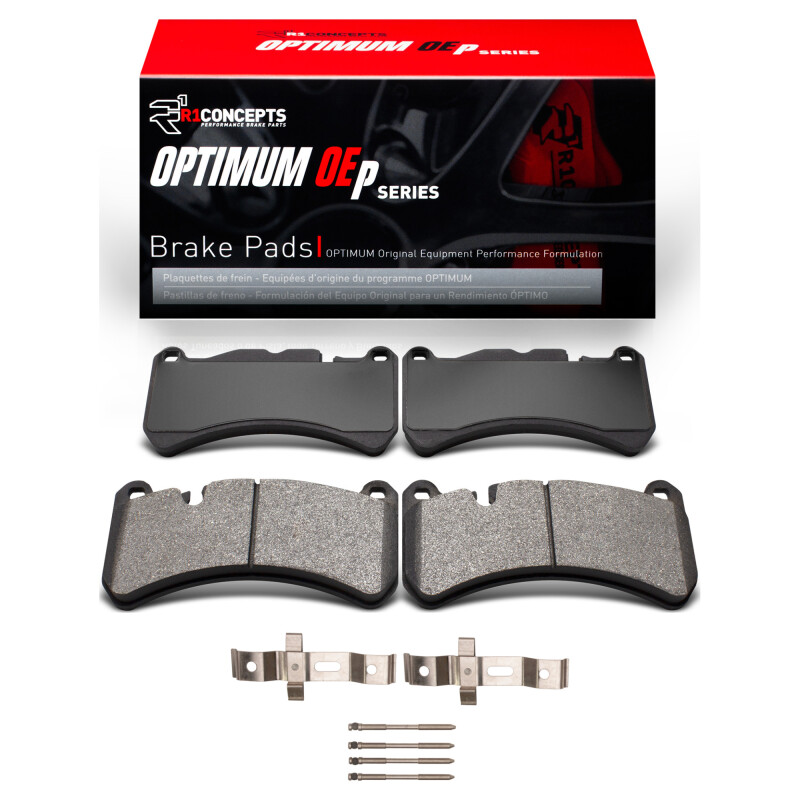 R1 05-11 Mercedes-Benz CLK55 AMG Front Optimum OE Pads & Hardware Kit