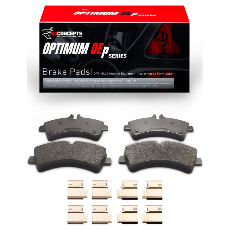 R1 06-18 Dodge Sprinter 3500 Rear Optimum OE Pads & Hardware Kit