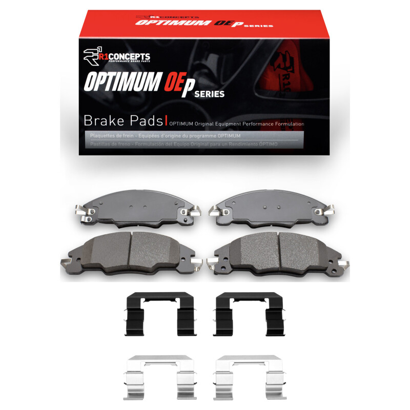 R1 08-11 Ford Focus Front Optimum OE Pads & Hardware Kit