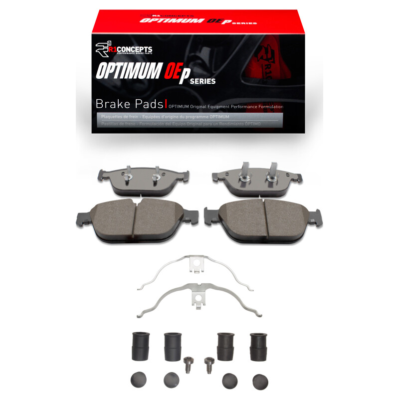 R1 11-18 Audi A8 Front Optimum OE Pads & Hardware Kit