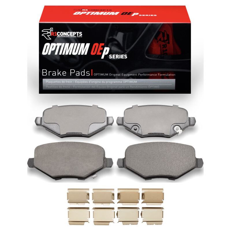 R1 09-14 Dodge Journey Rear Optimum OE Pads & Hardware Kit