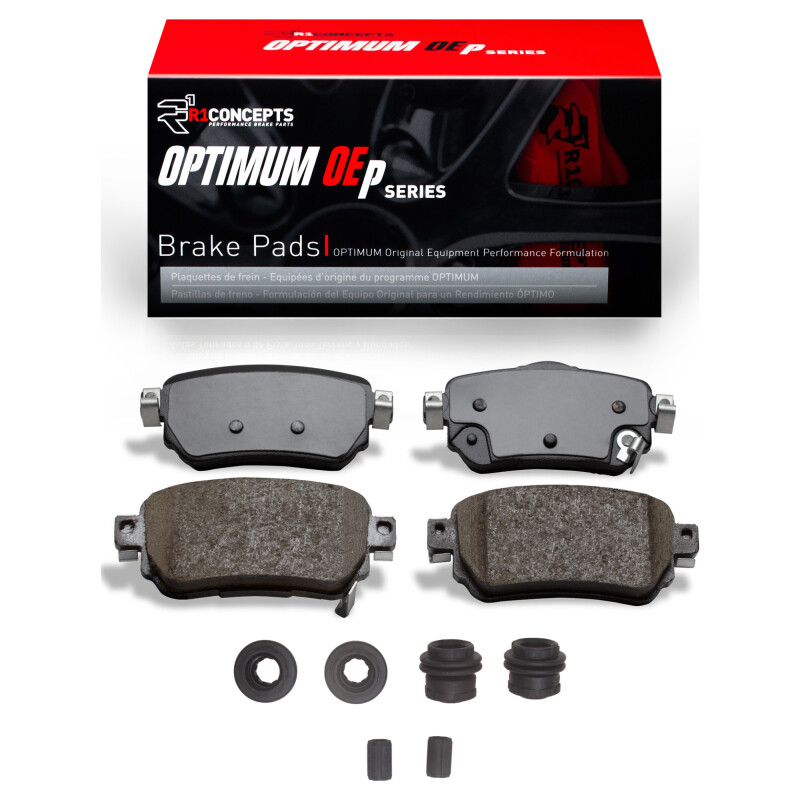 R1 17-25 Nissan Qashqai (Canada) Rear Optimum OE Pads & Hardware Kit