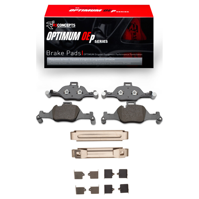 R1 17-20 BMW X6 Front Optimum OE Pads & Hardware Kit