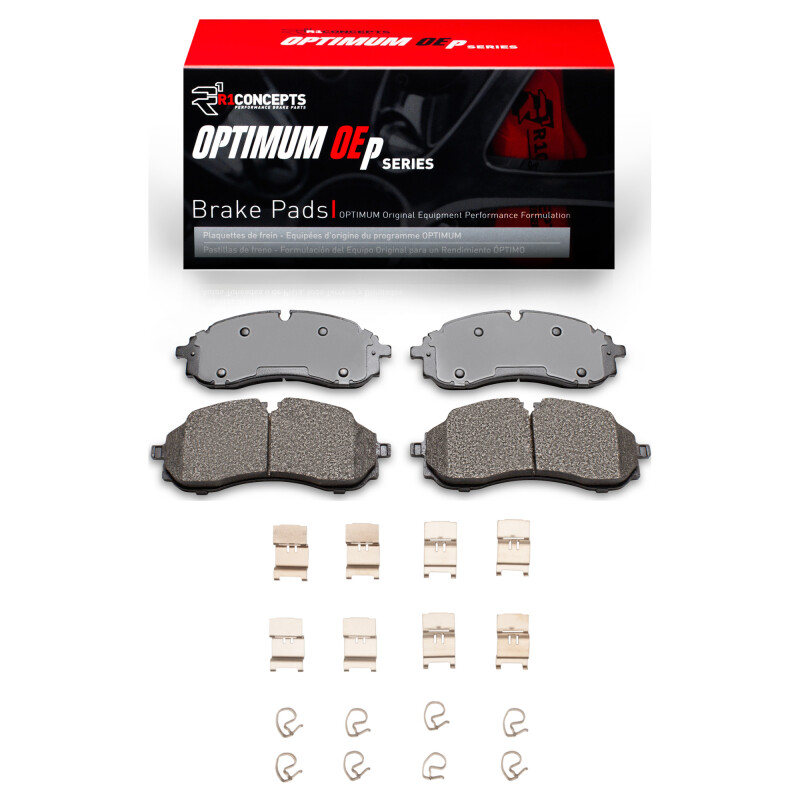 R1 21-25 Ford Transit-350/SRW Front Optimum OE Pads & Hardware Kit