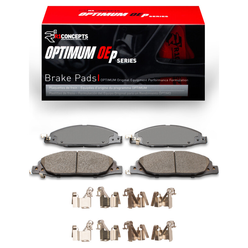 R1 24-25 Ford Mustang Front Optimum OE Pads & Hardware Kit