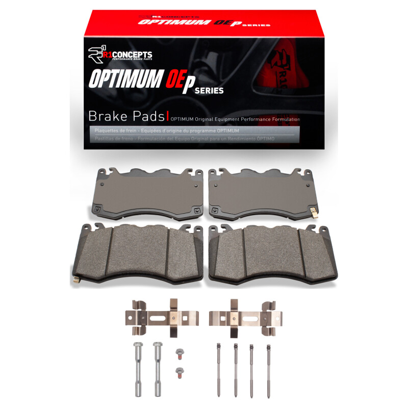 R1 24-25 Ford Mustang Front Optimum OE Pads & Hardware Kit