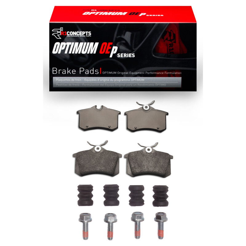 R1 85-13 Audi A3 Rear Optimum OE Pads & Hardware Kit