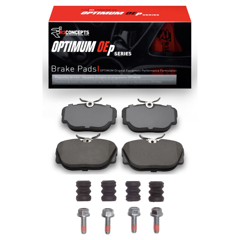 R1 83-91 BMW 325I (USA/Canada) Front Optimum OE Pads & Hardware Kit