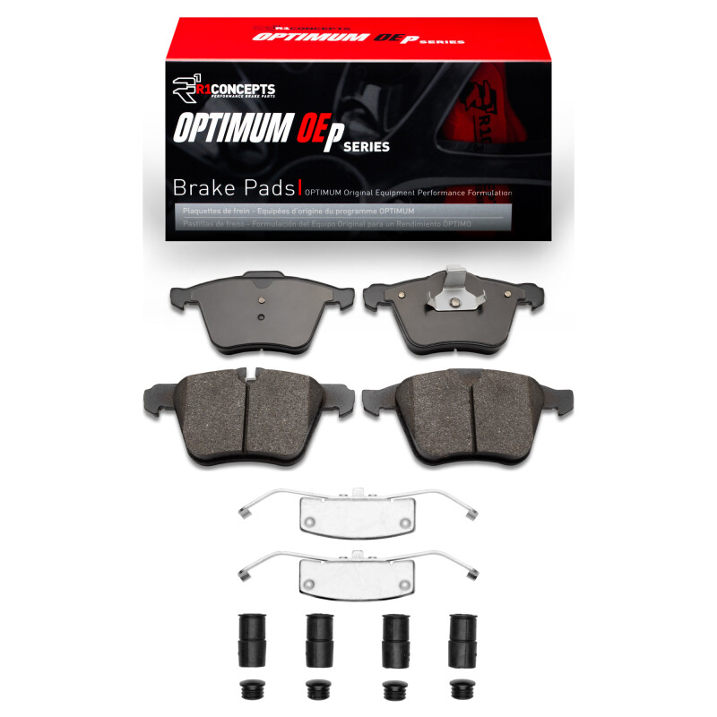 R1 09-15 Jaguar XF Front Optimum OE Pads & Hardware Kit