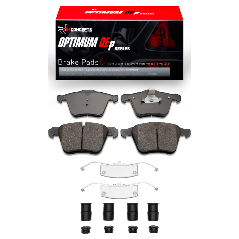 R1 10-19 Jaguar XF Front Optimum OE Pads & Hardware Kit