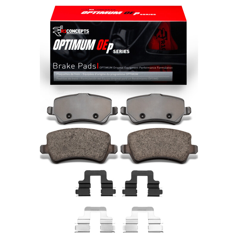 R1 12-15 Land Rover Range Rover Evoque Rear Optimum OE Pads & Hardware Kit