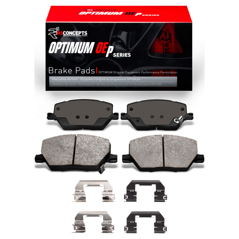 R1 17-23 Fiat 500X Front Optimum OE Pads & Hardware Kit