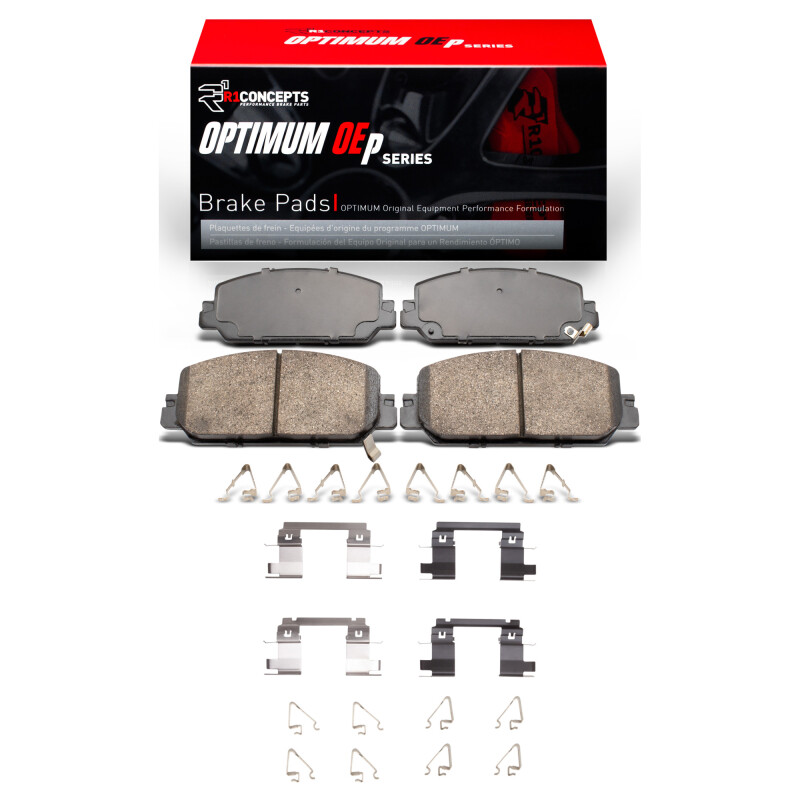 R1 17-21 Honda CLARITY Front Optimum OE Pads & Hardware Kit