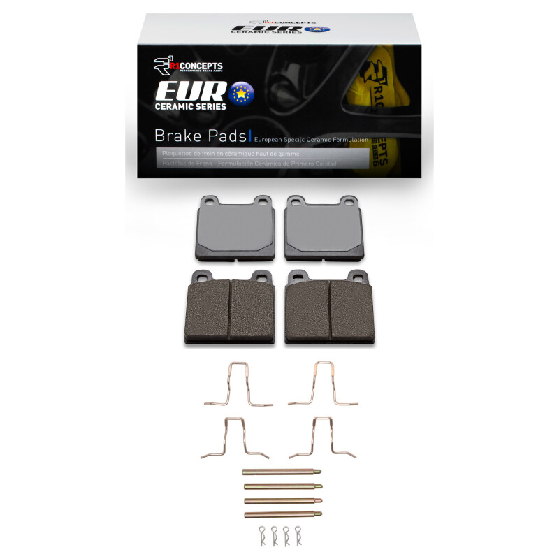R1 63-76 Mercedes-Benz 230 Front Euro Ceramic Pads & Hardware Kit