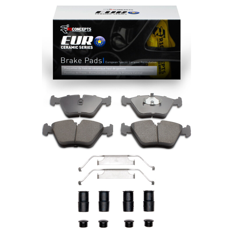 R1 87-05 BMW M3 Front Euro Ceramic Pads & Hardware Kit