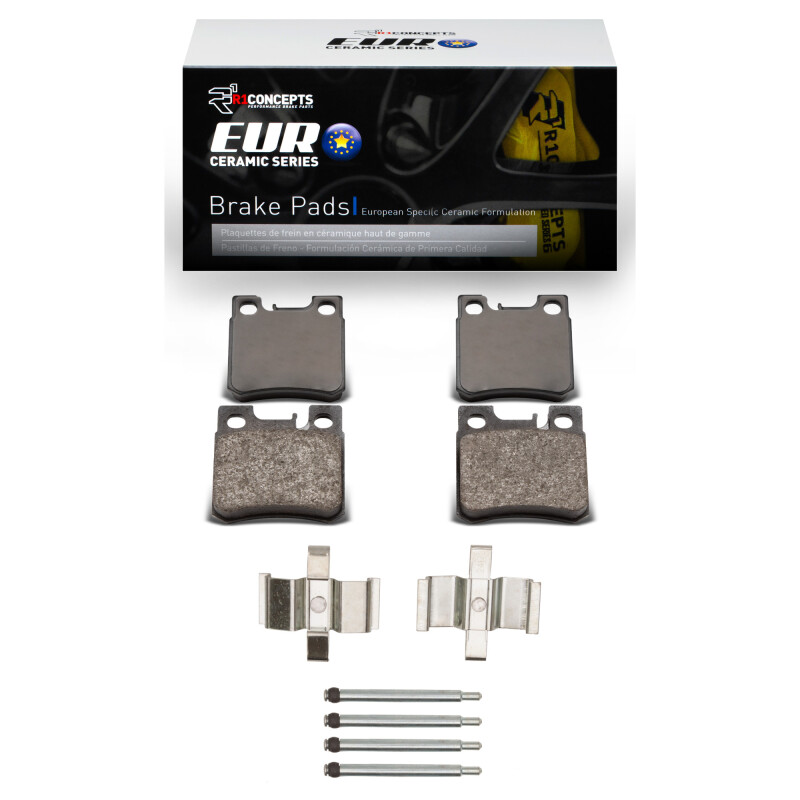 R1 92-95 Mercedes-Benz E420 Rear Euro Ceramic Pads & Hardware Kit