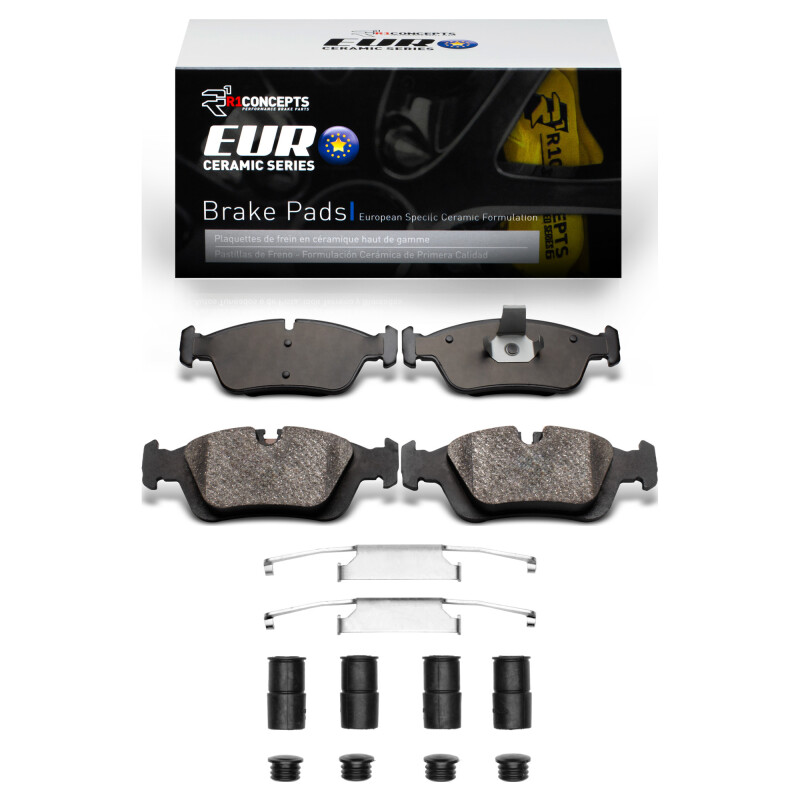 R1 91-98 BMW 318I Front Euro Ceramic Pads & Hardware Kit