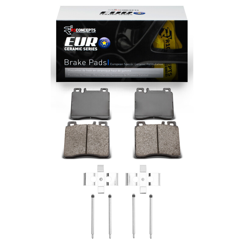 R1 91-99 Mercedes-Benz S500 Front Euro Ceramic Pads & Hardware Kit