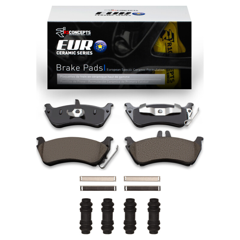 R1 98-05 Mercedes-Benz ML350 Rear Euro Ceramic Pads & Hardware Kit