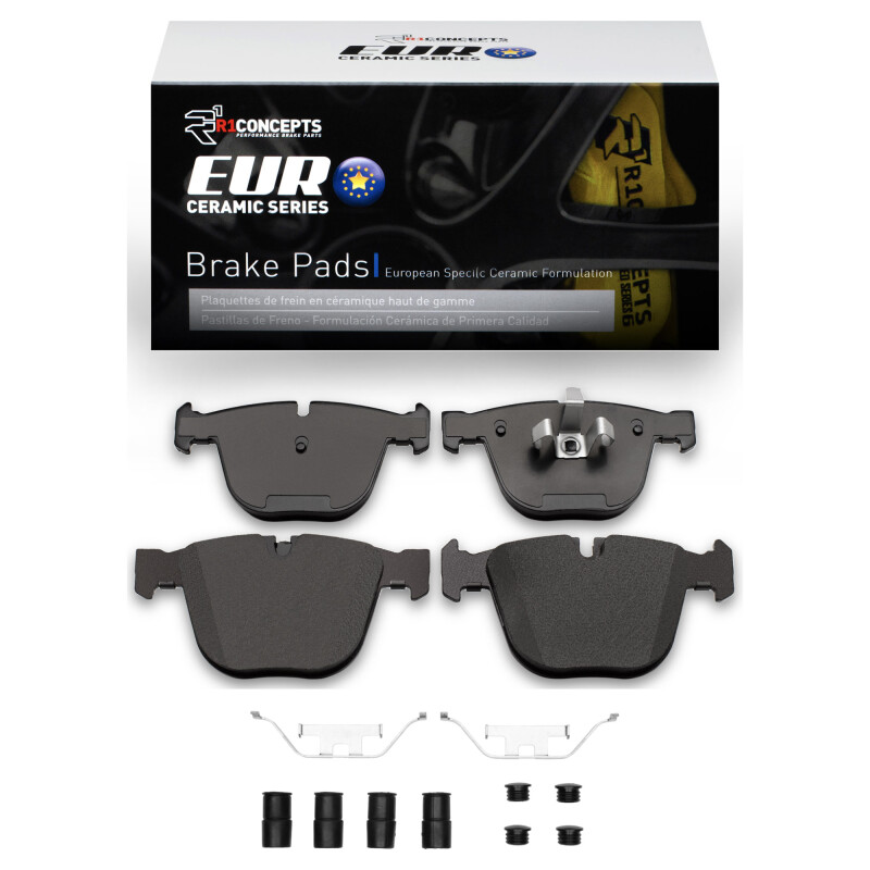 R1 09-17 BMW 740LI xDrive Rear Euro Ceramic Pads & Hardware Kit